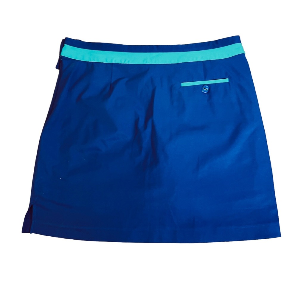 EP Pro Golf Womens Golf Skort Skirt Size 12 Blue-Aqua Pockets - Picture 2 of 12